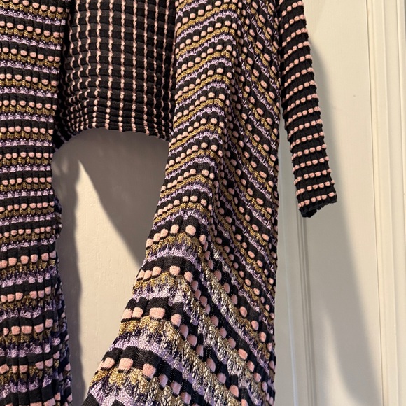 Missoni Black and Pink Striped shrug Cardigan - Picture 5 of 7